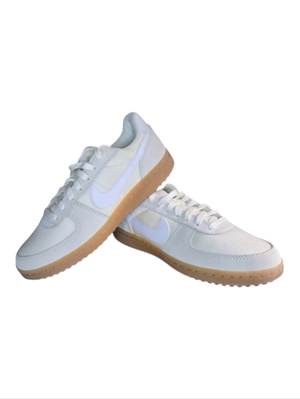 Nike Field General Sneakers in Pale Ivory, White and Gum, Size 6Y Big Kids NEW!